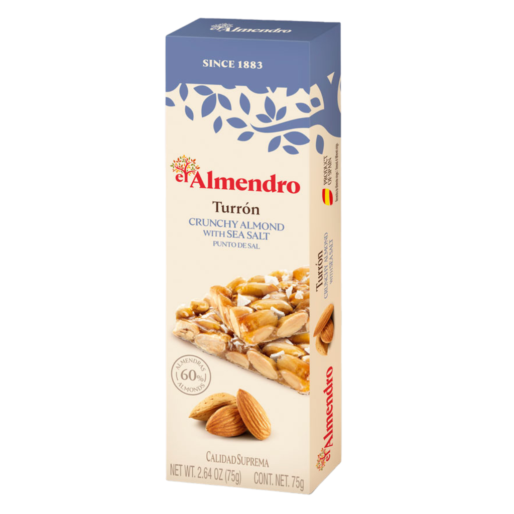 Turron el Almendro con Sal Marina 75 gr - Imagen principal