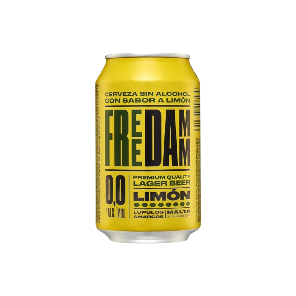 Cerveza damm Limon 0% 330 ml lata
