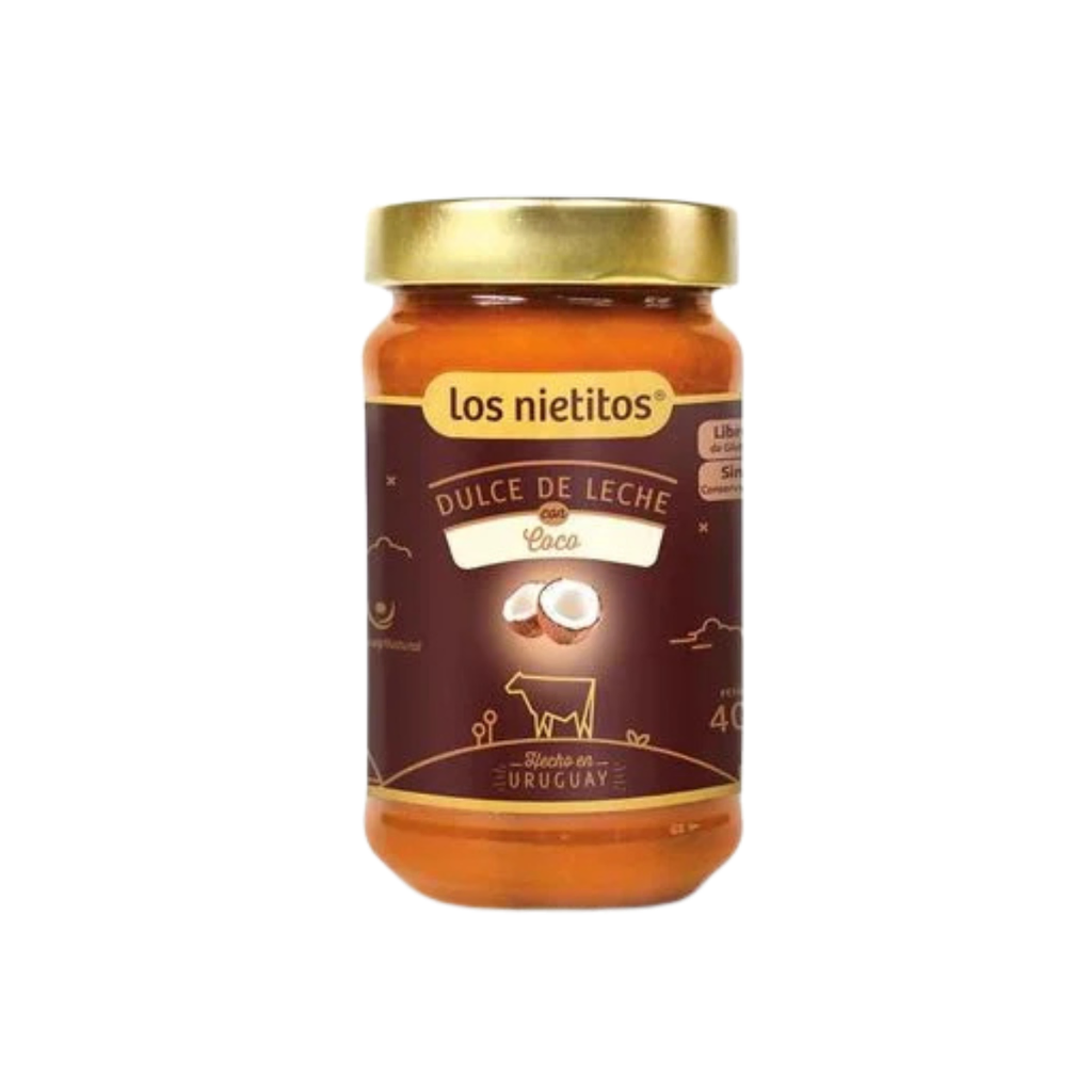DULCE DE LECHE LOS NIETITOS CON COCO 400 GR