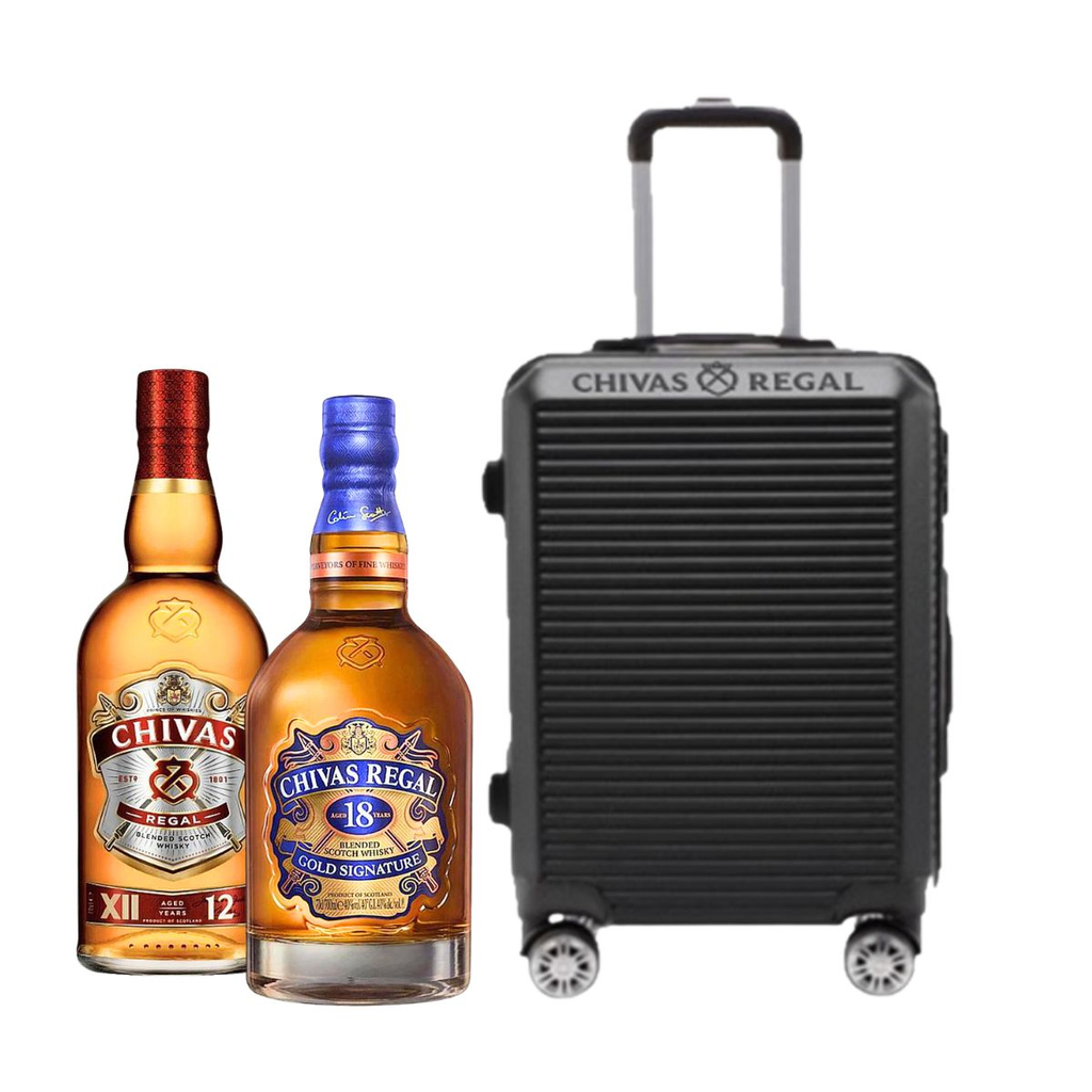 WHISKY CHIVAS REGLA XII + CHIVAS REGAL 18 + CARRY ON DE REGALO