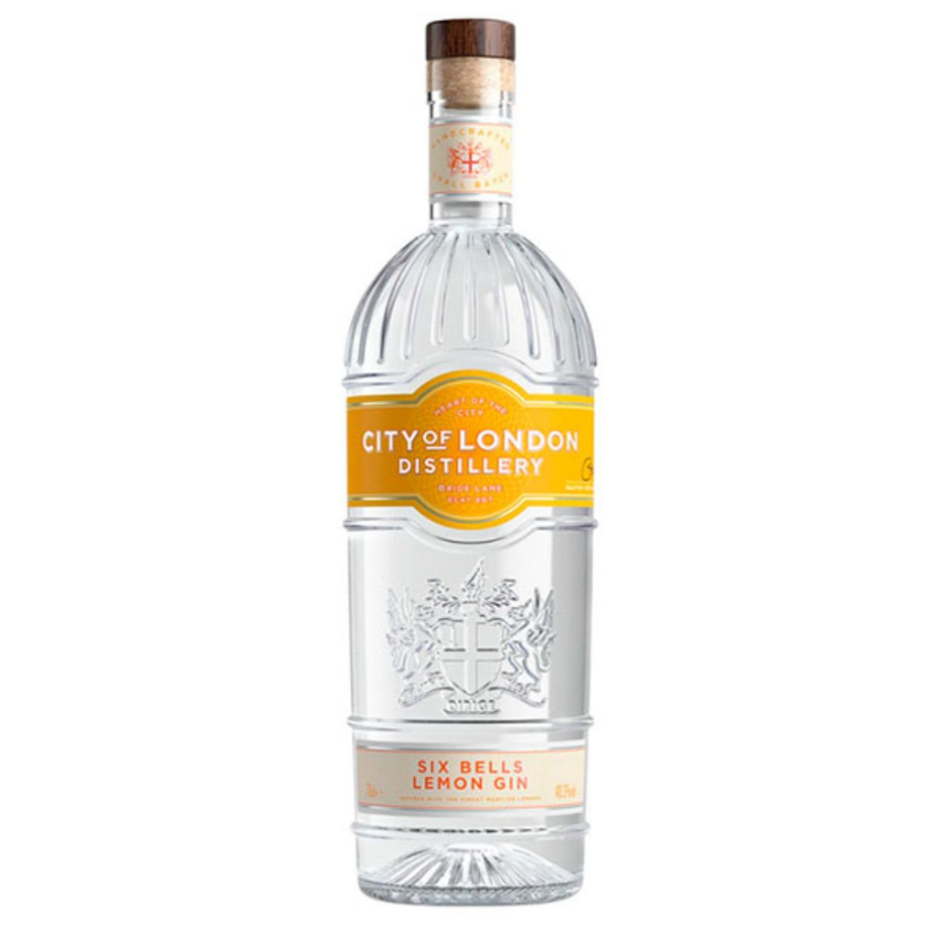 GIN CITY OF LONDON SIX BELLS LEMON 750 ML