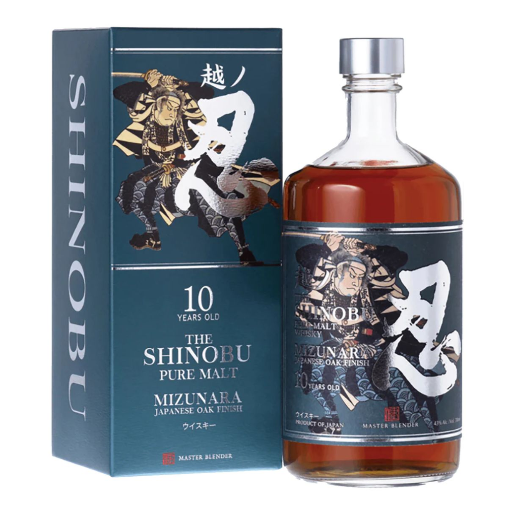 WHISKY SHINOBU 10 AÑOS PURE MALT 700 ML