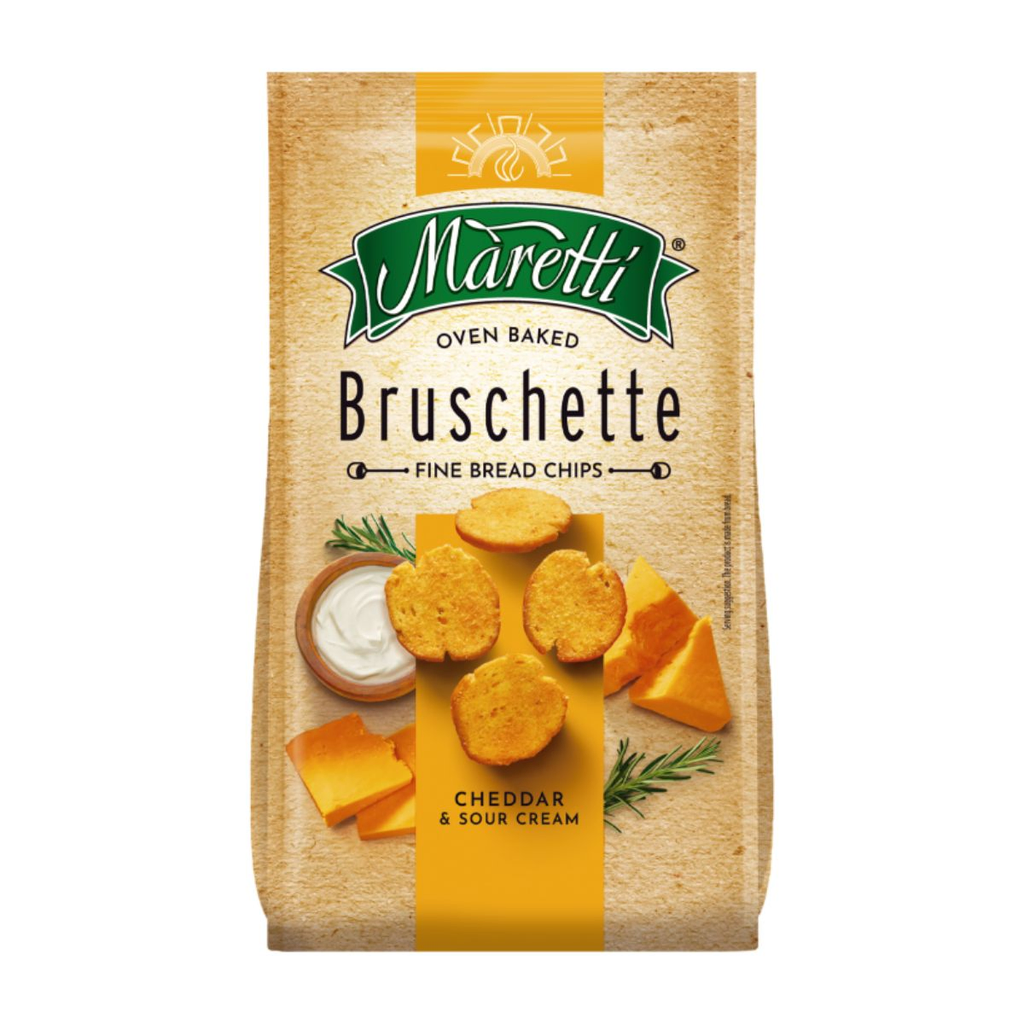TOSTADAS MARETTI CHEDDAR & SOUR CREAM 70 GR - Imagen principal