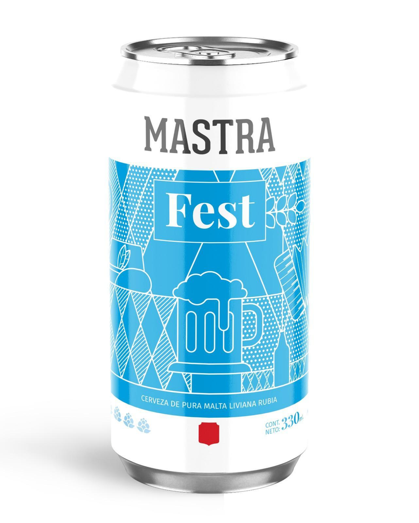 CERVEZA MASTRA FEST LATA 330 ML