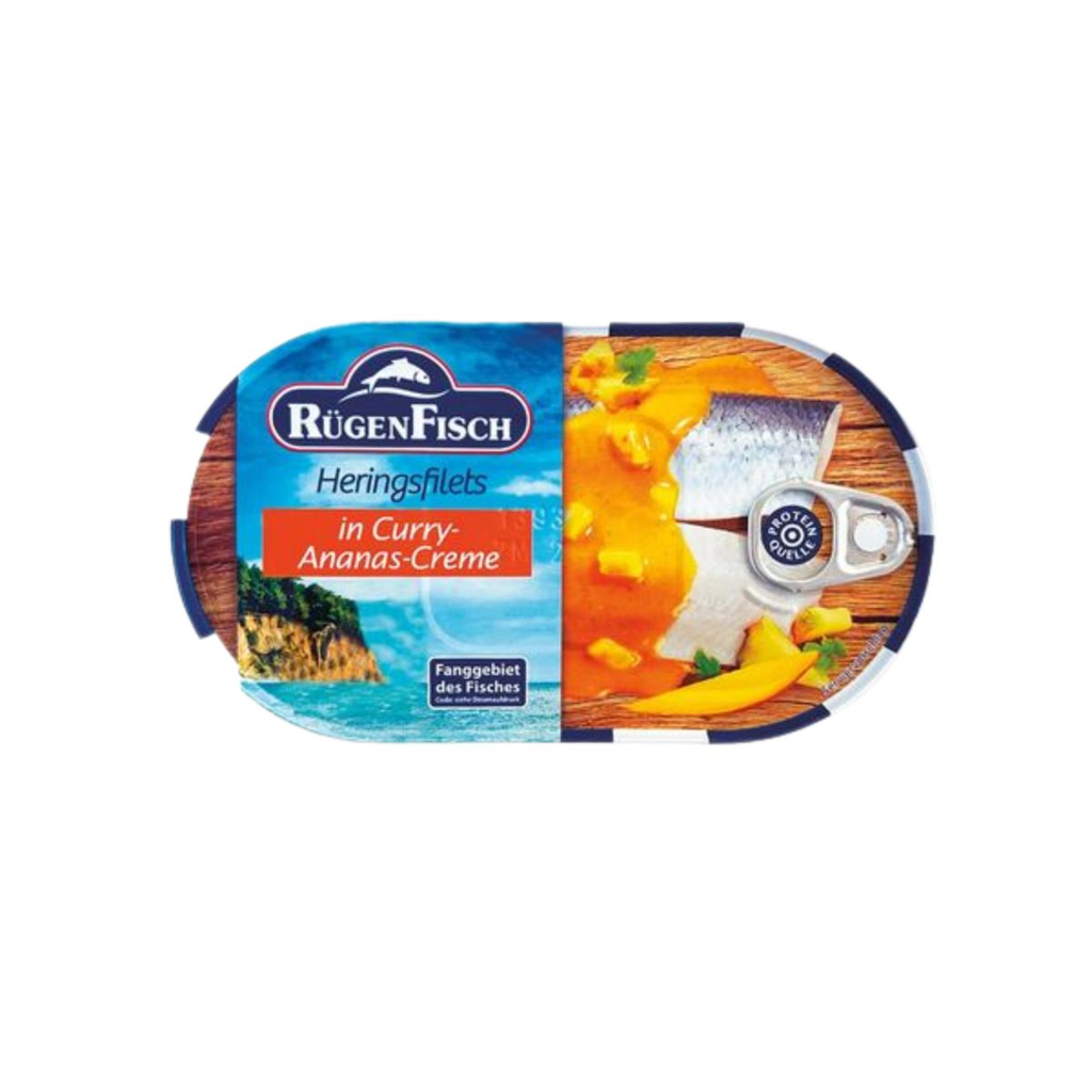 ARENQUES RUGEN FISH CURRY ANANA 200 GR - Imagen principal