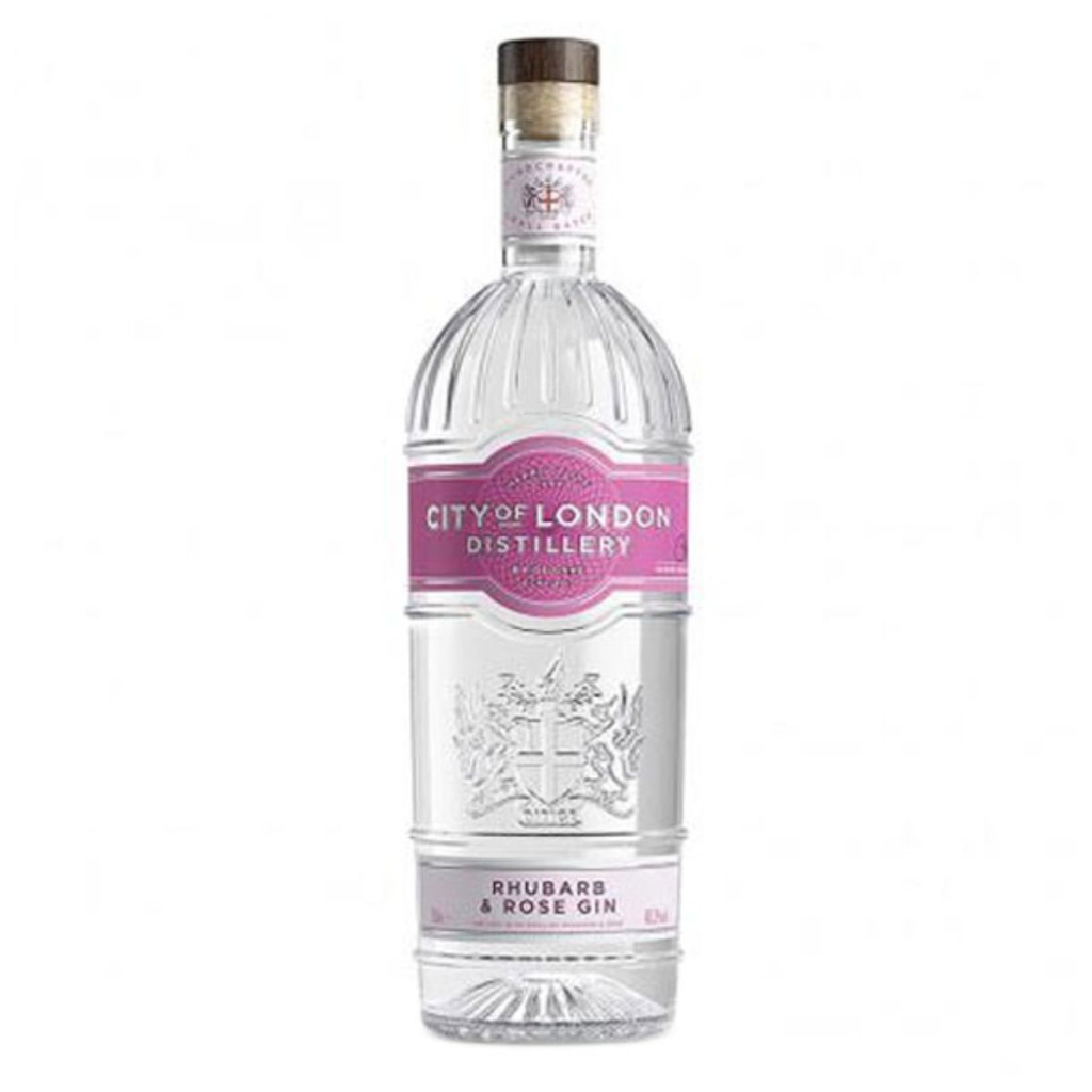 GIN CITY OF LONDON RHUBARS / ROSE 700 ML