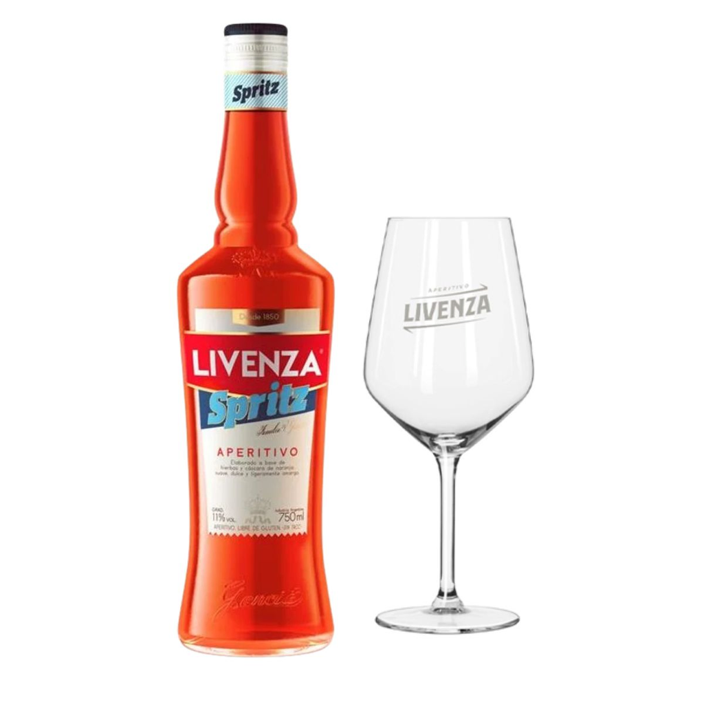 LIVENZA SPRITZ 750 ML + COPA DE OBSEQUIO