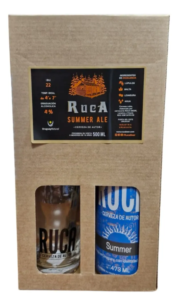 Cerveza Ruca 500 Ml X 3 Uni + Vaso - Imagen principal
