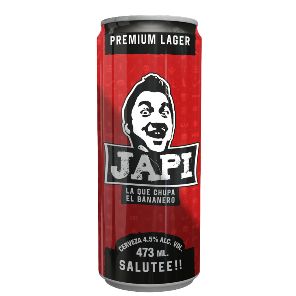 CERVEZA JAPI PREMIUM LAGER 473 ML