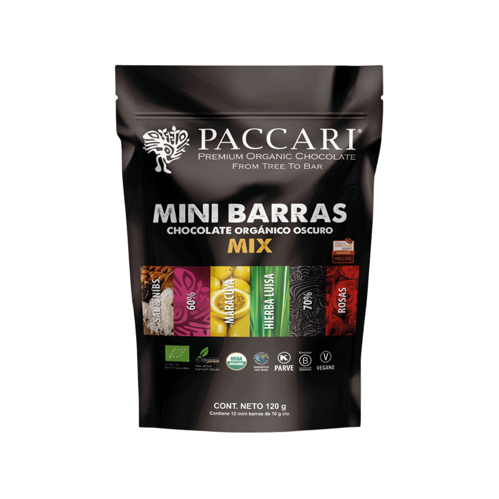MINI BARRAS PACCARI CHOC NEGRO 120 GR - Imagen principal