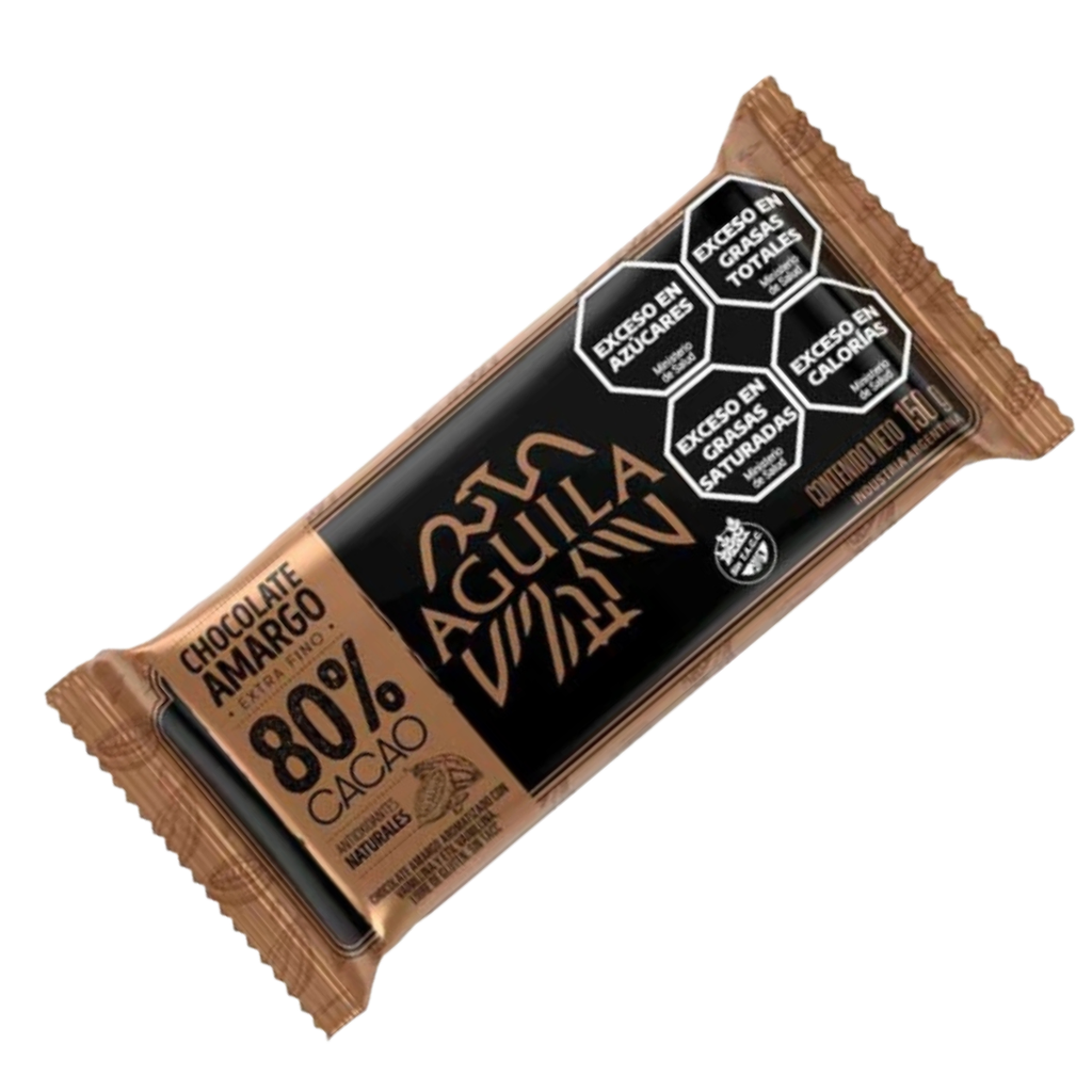 TABLETA AGUILA CACAO 80 % 150 GR - Imagen principal