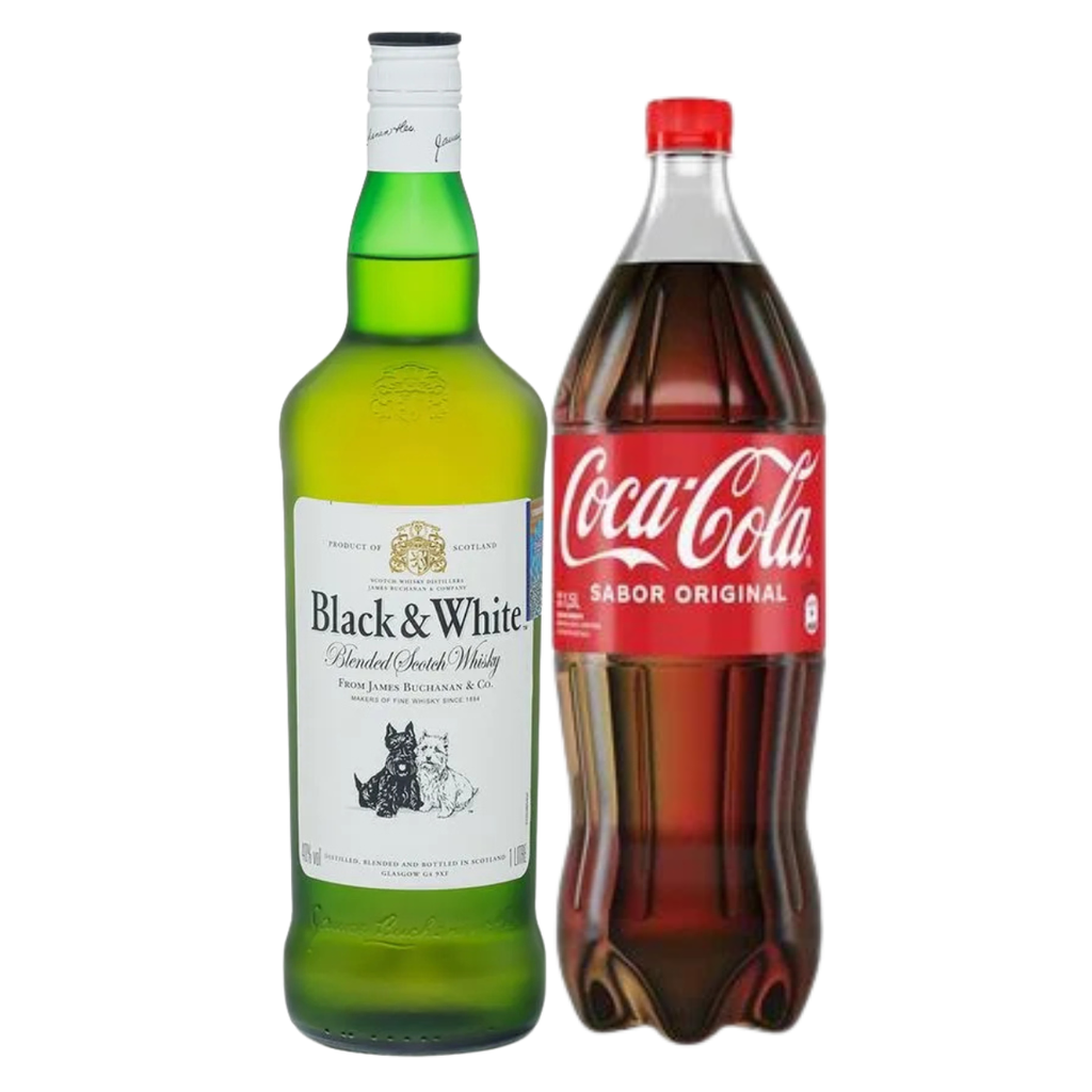 WHISKY BLACK & WHITE 1 LT