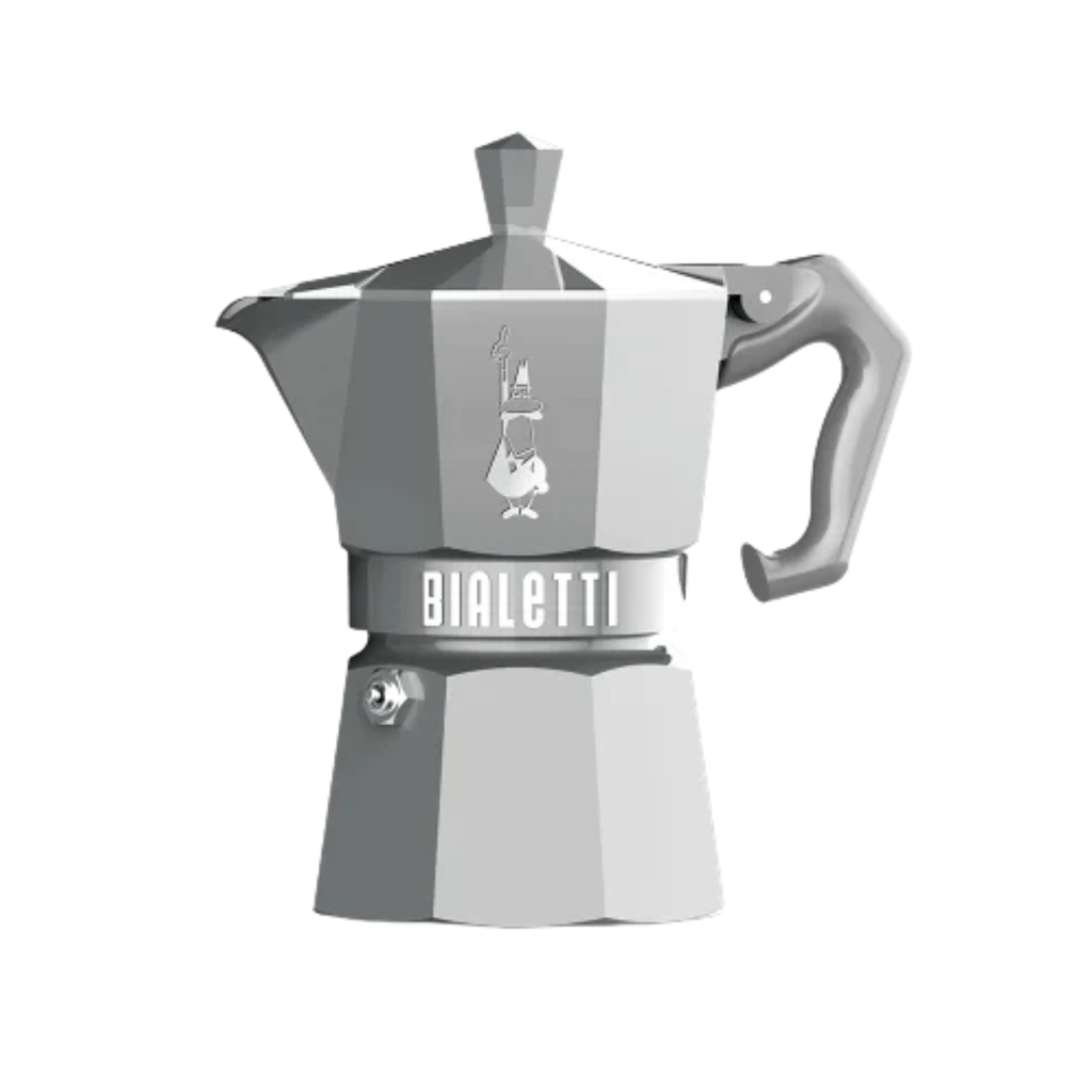 CAFETERA BIALETTI MOKA EXCLUSIVE GREY 3 TAZAS