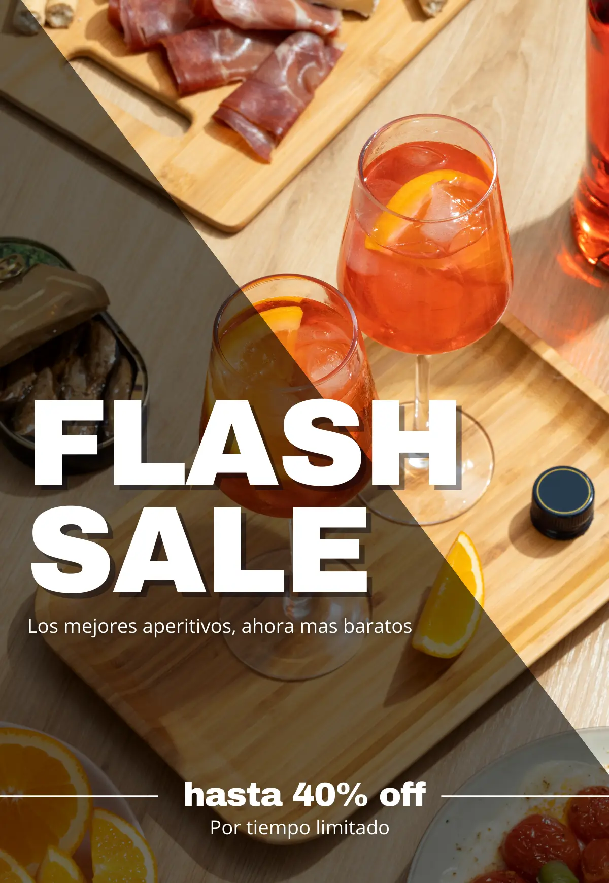 Banner promocional de ofertas del mes con productos destacados y descuentos